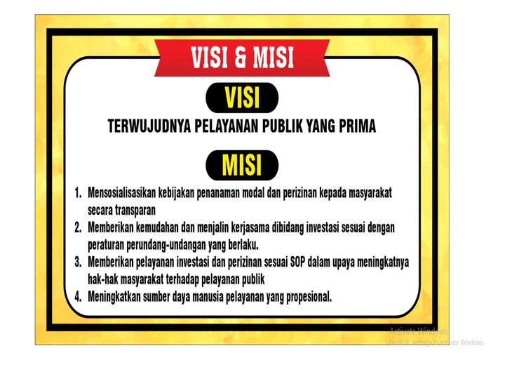 Gambar Visi dan Misi